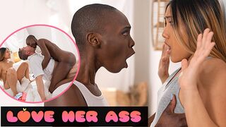 Asian thighs clash with black booty in anal👌 threesomes and squirt”