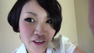 Fresh girl Rina Ishikawa a slut with lots of hair on her