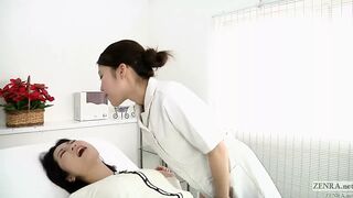Japanese lesbian erotic spitting massage clinic Subtitled