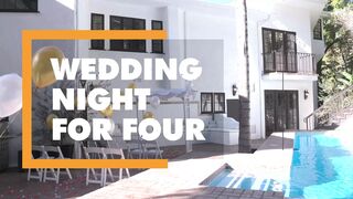 Unforgettable Wedding Fuck Session with Three Babes Gianna Dior, Kristen Scott and Jade Kush - Its POV